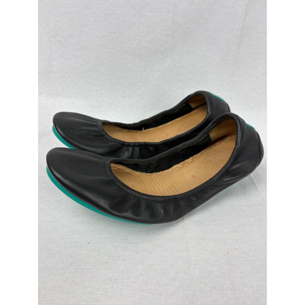 Tieks by Gavrieli Ballet Flat Matte Black Leather Size 8 Classic Leather Flats